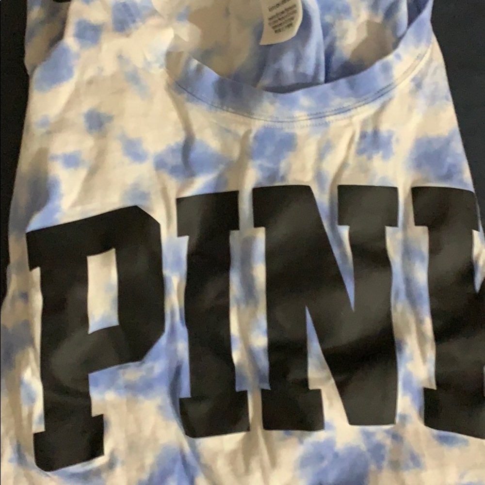 Pink cropped tie-dye top. Size s. Worn 3 times.